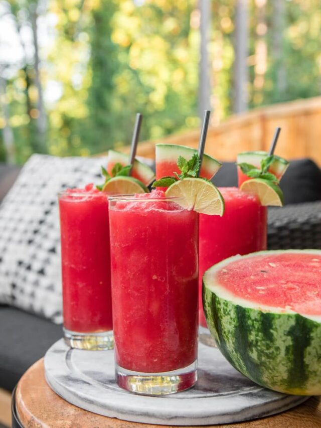 Watermelon Slushie Recipe (Only 4 Ingredients!) - From My Bowl